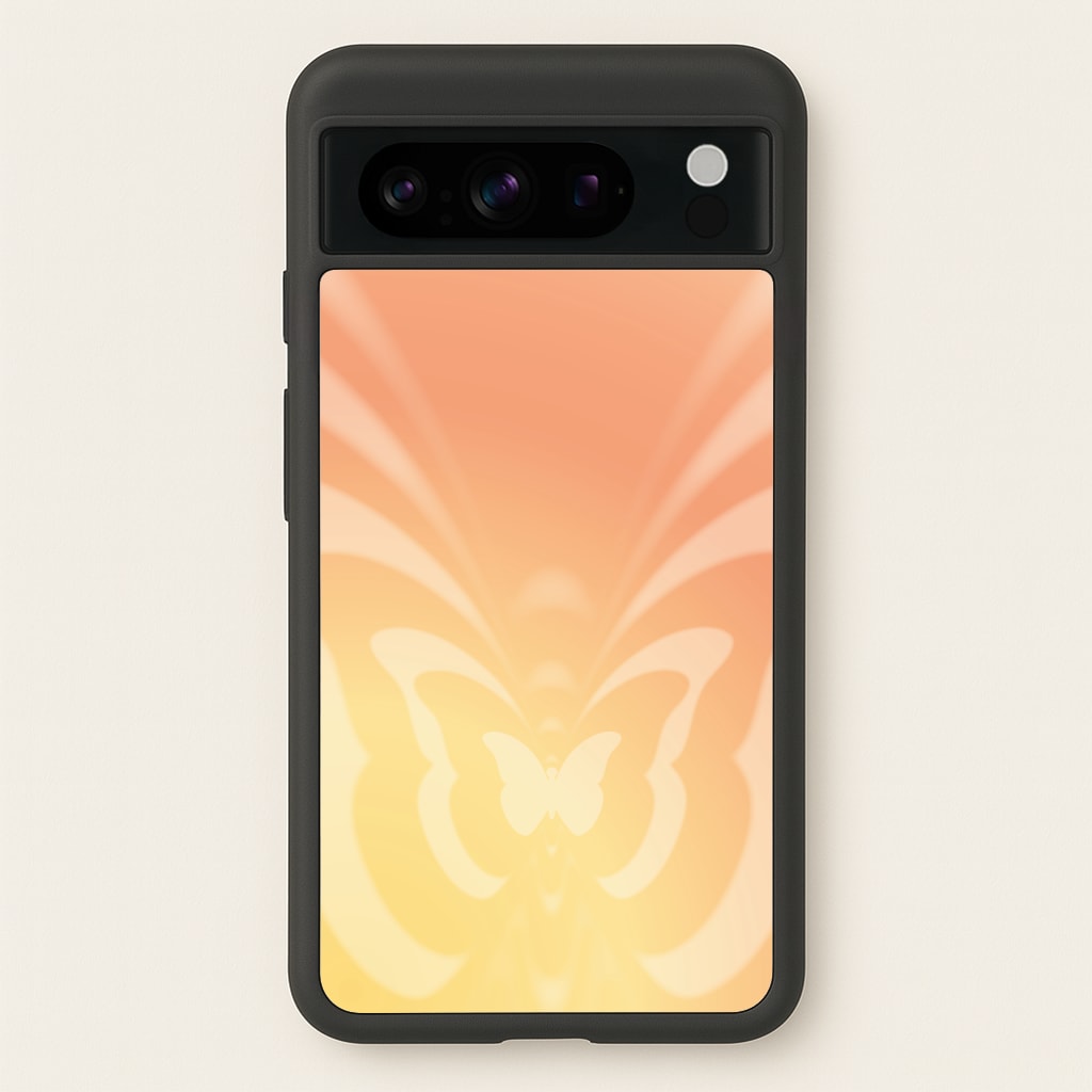 Butterfly Gradient Yellow - Summer Phone Case for Google Pixel 8 Pro