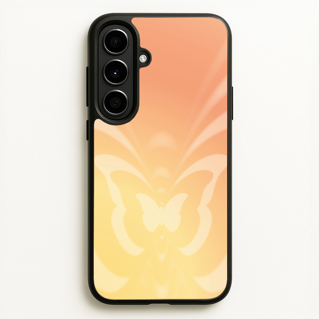 Butterfly Gradient Yellow - Summer Phone Case for Galaxy A56