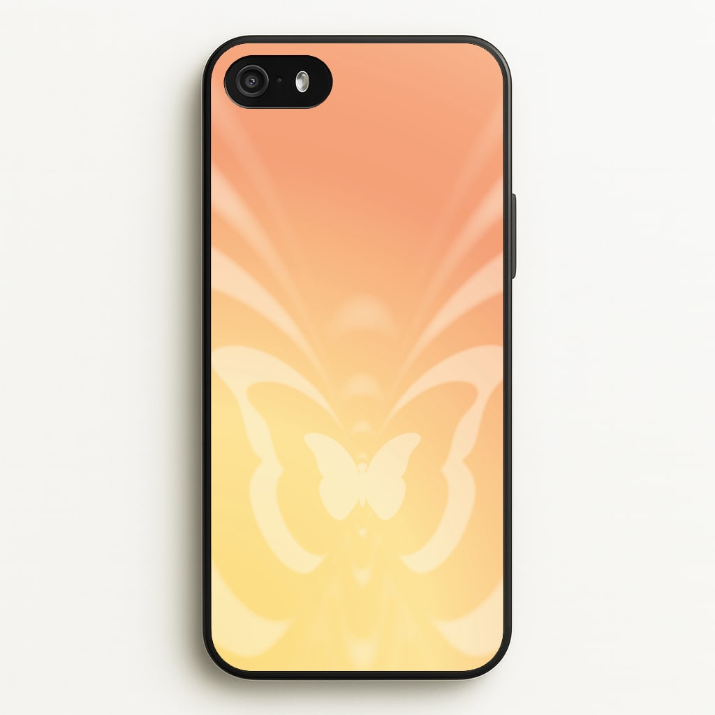 Butterfly Gradient Yellow - Summer Phone Case for iPhone 5 / 5s / SE 2016