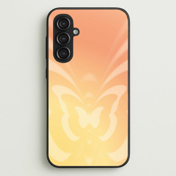Butterfly Gradient Yellow - Summer Phone Case for Galaxy S23FE