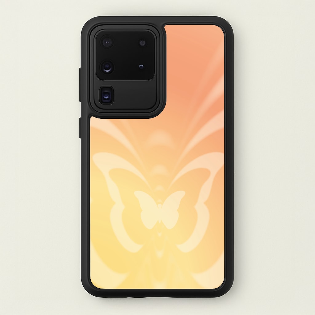 Butterfly Gradient Yellow - Summer Phone Case for Galaxy S20 Ultra
