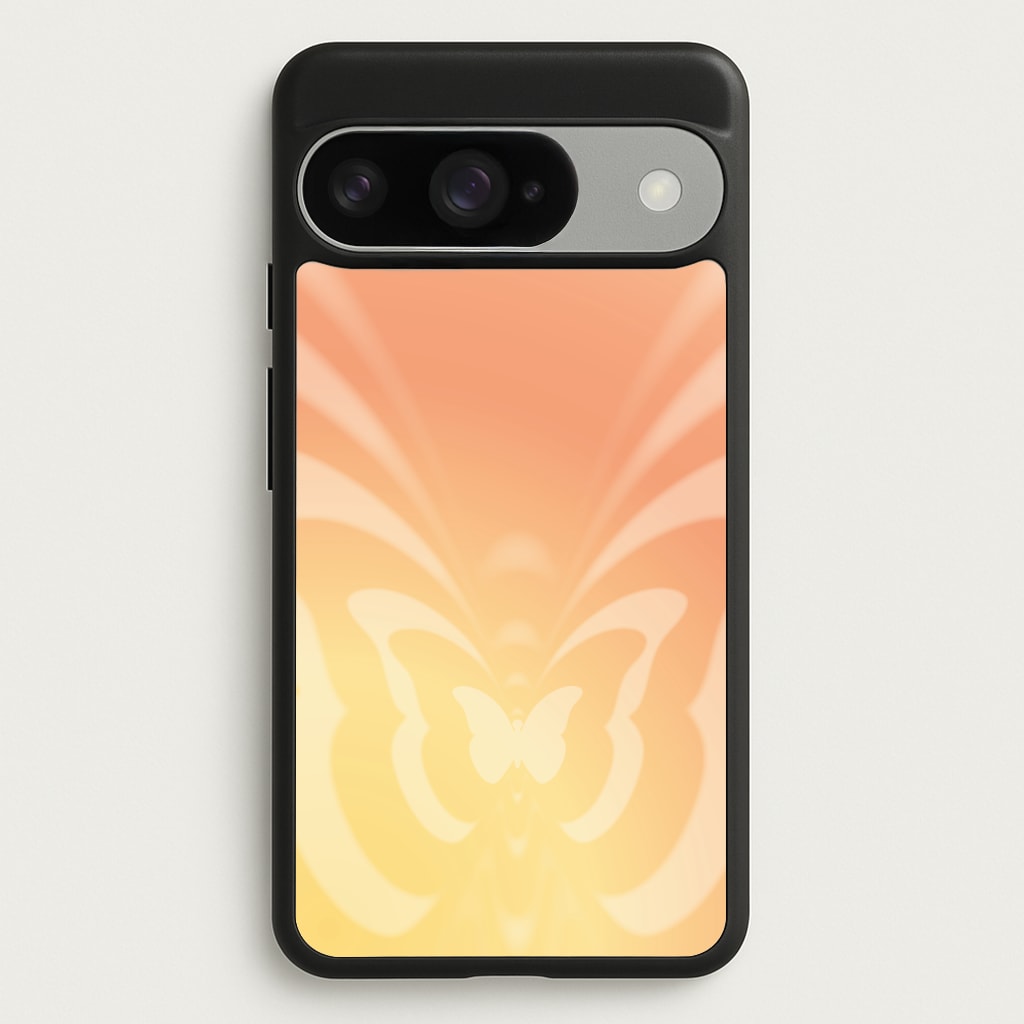 Butterfly Gradient Yellow Phone Case for Google Pixel 10 / 10 Pro