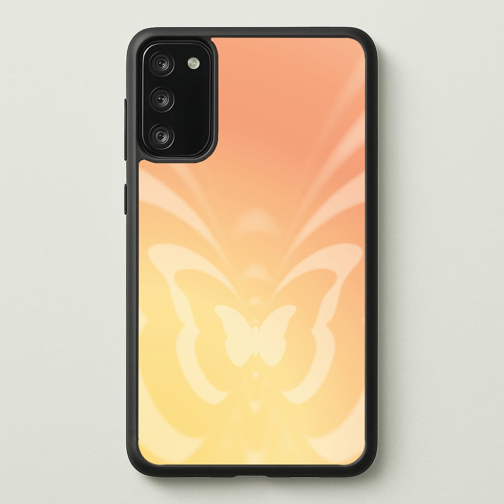 Butterfly Gradient Yellow - Summer Phone Case for Galaxy S20FE