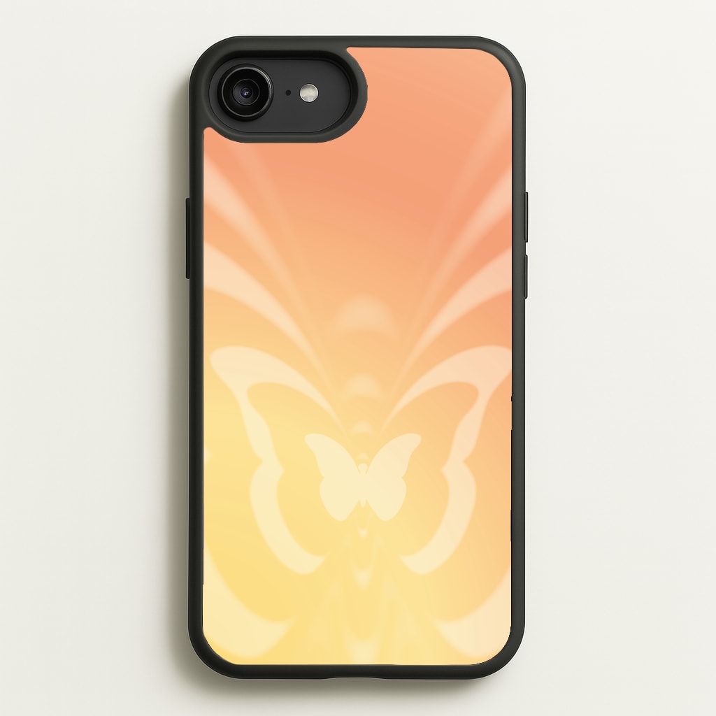 Butterfly Gradient Yellow - Summer Phone Case for iPhone 6 Plus / 7 Plus / 8 Plus