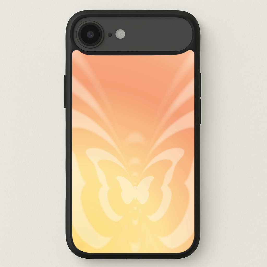 Butterfly Gradient Yellow Phone Case for iPhone 17 Air