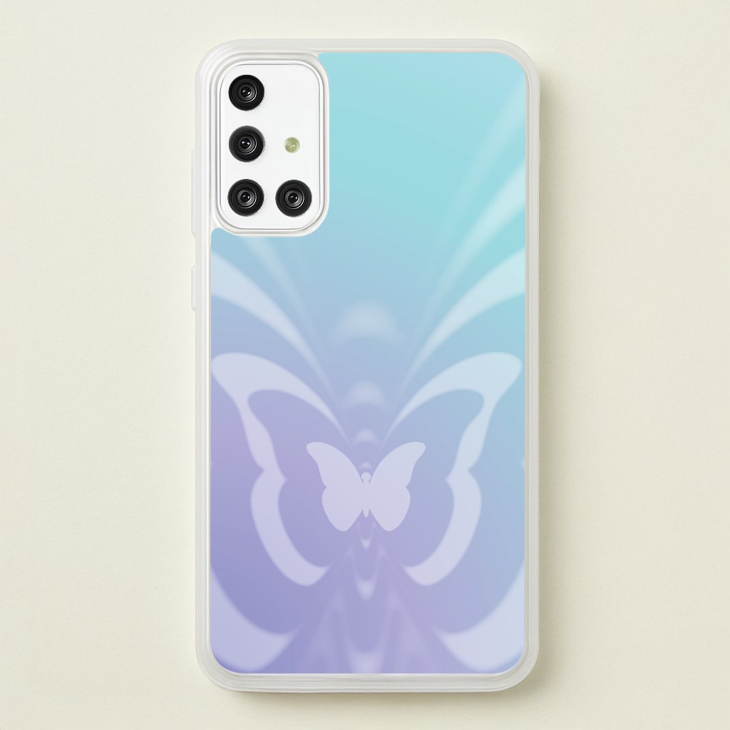 Butterfly Gradient Purple - Summer Phone Case for Galaxy A71