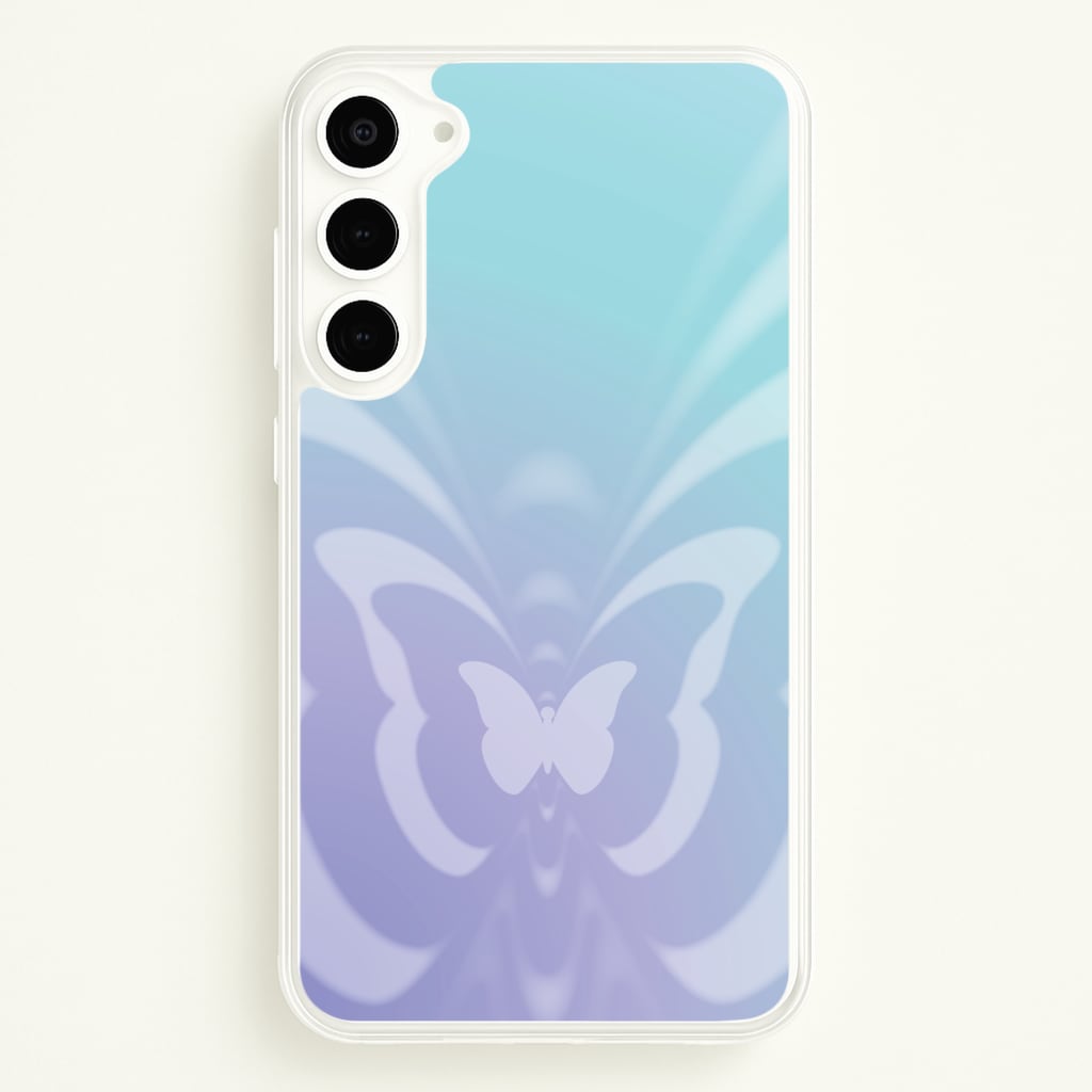 Butterfly Gradient Purple - Summer Phone Case for Galaxy S23