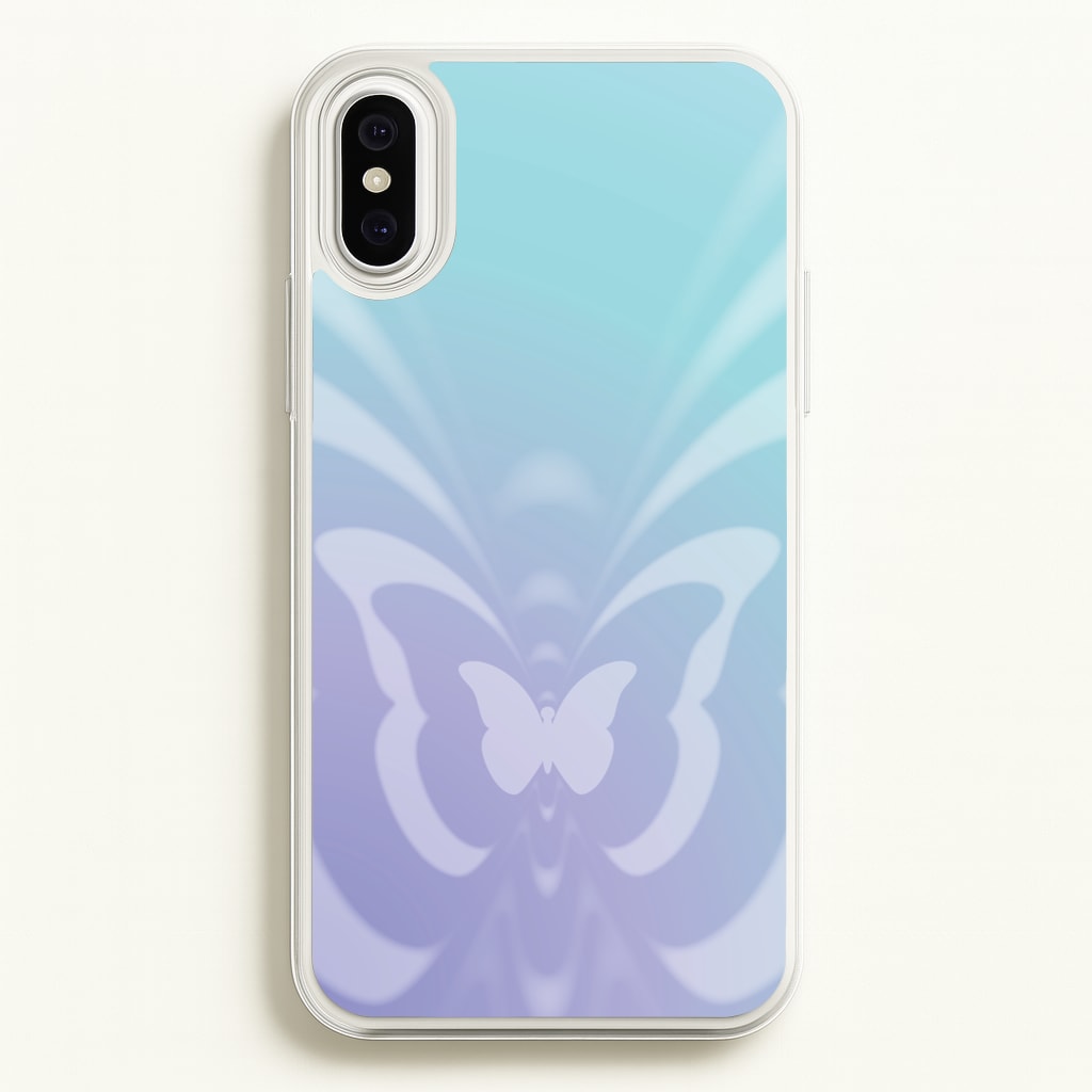 Butterfly Gradient Purple - Summer Phone Case for iPhone XS Max