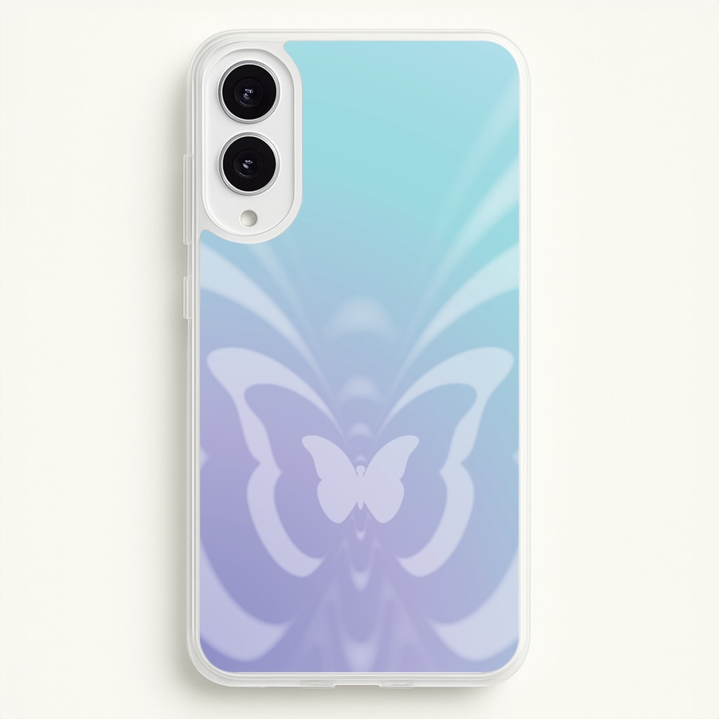 Butterfly Gradient Purple - Summer Phone Case for Galaxy S25 Edge