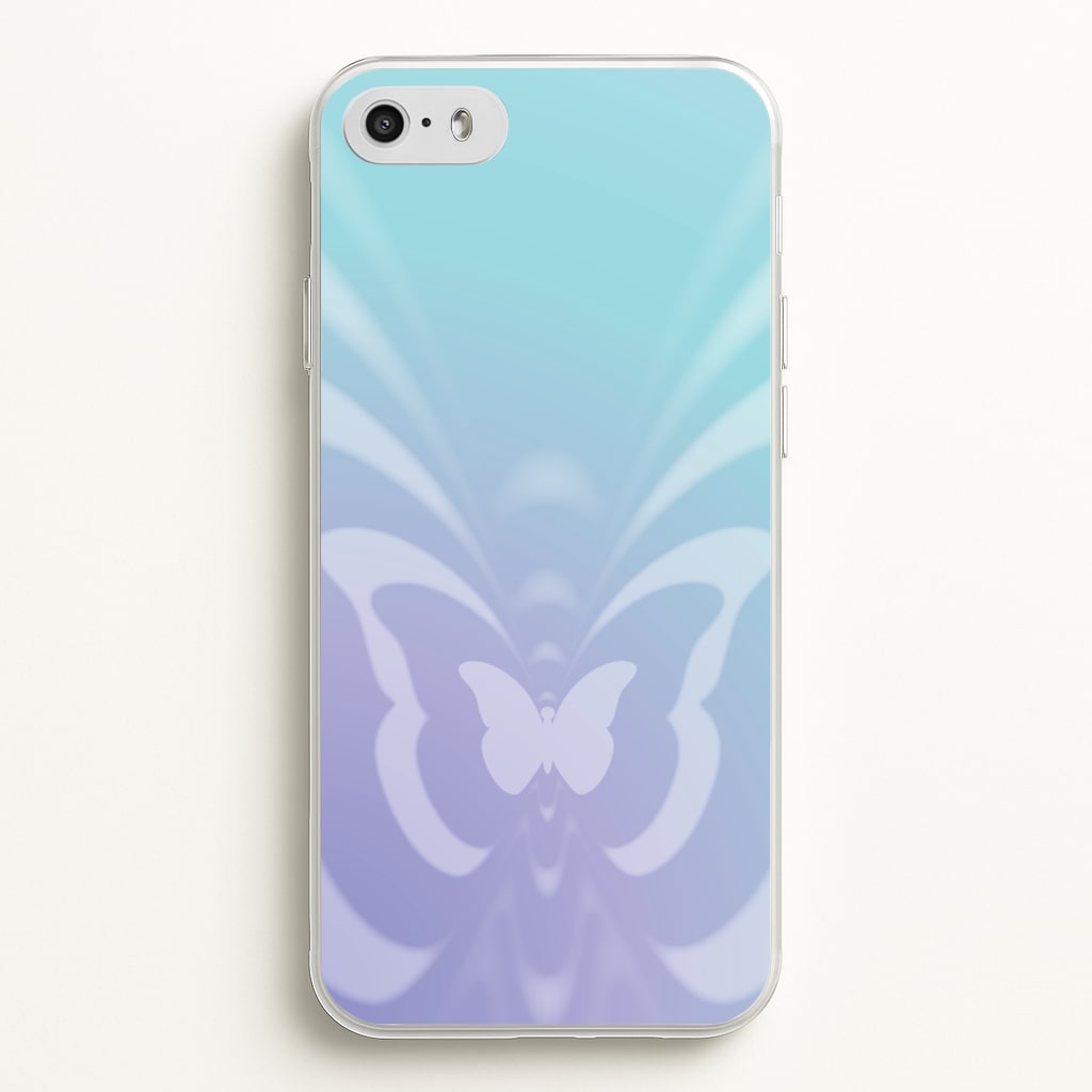 Butterfly Gradient Purple - Summer Phone Case for iPhone 5 / 5s / SE 2016