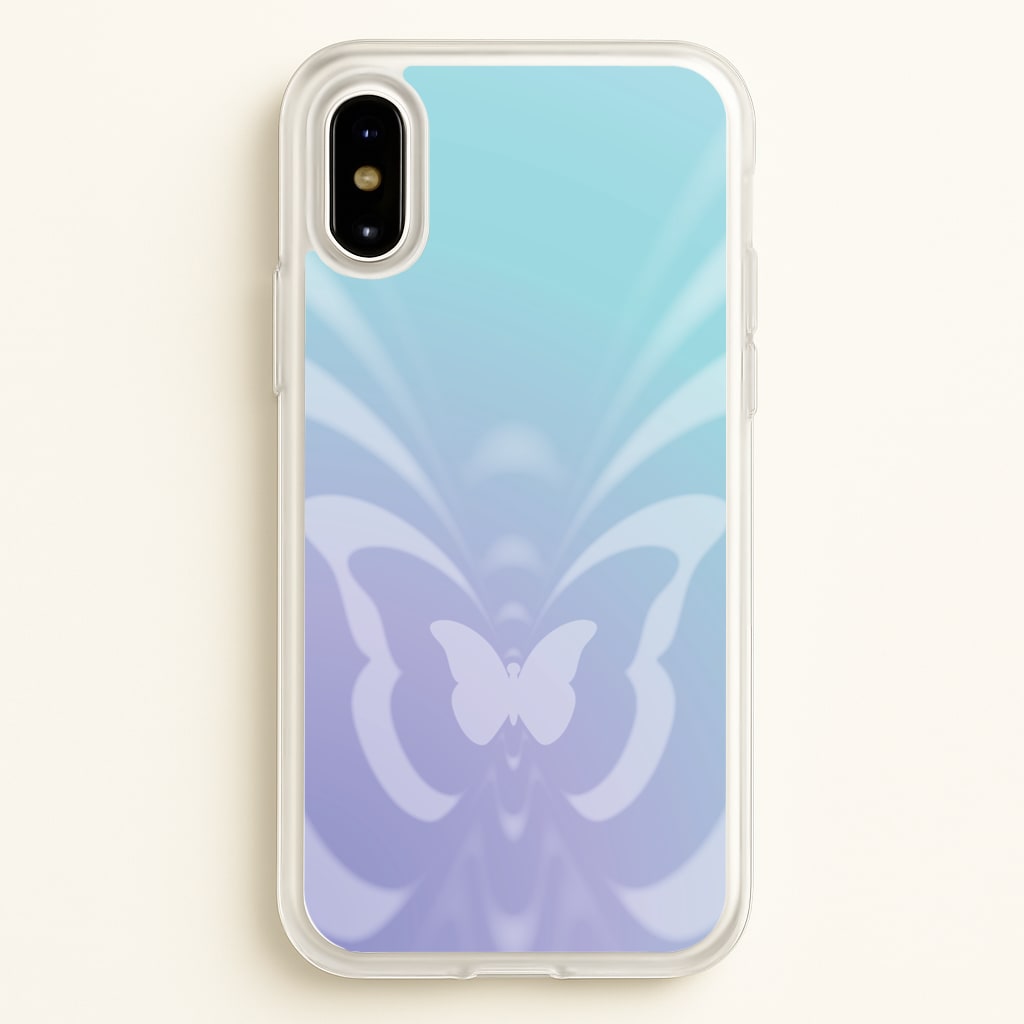 Butterfly Gradient Purple - Summer Phone Case for iPhone X / XS