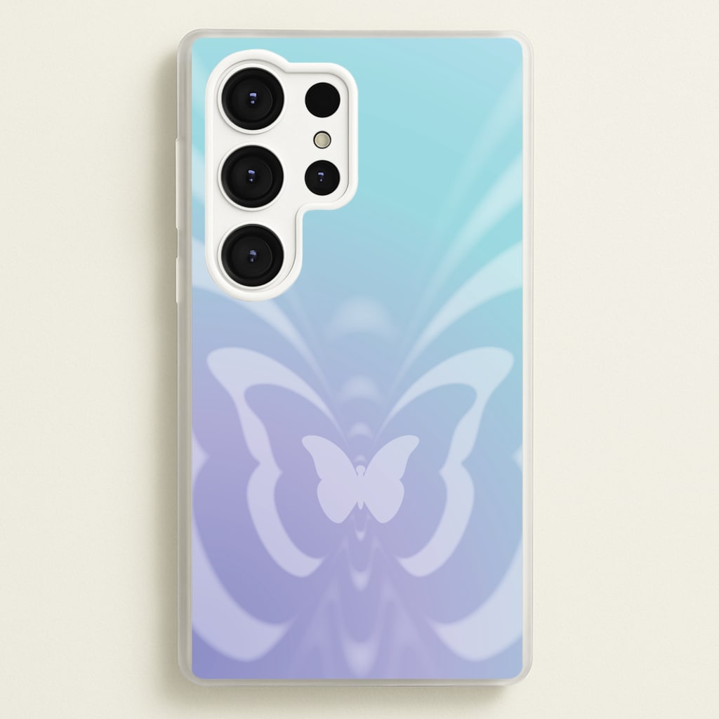 Butterfly Gradient Purple - Summer Phone Case for Galaxy S25 Ultra