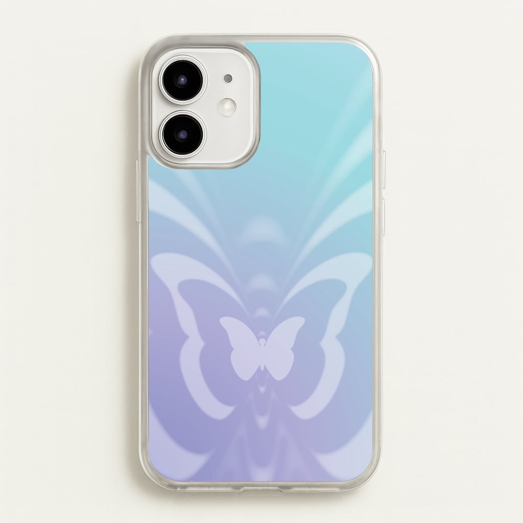 Butterfly Gradient Purple - Summer Phone Case for iPhone 12 Mini