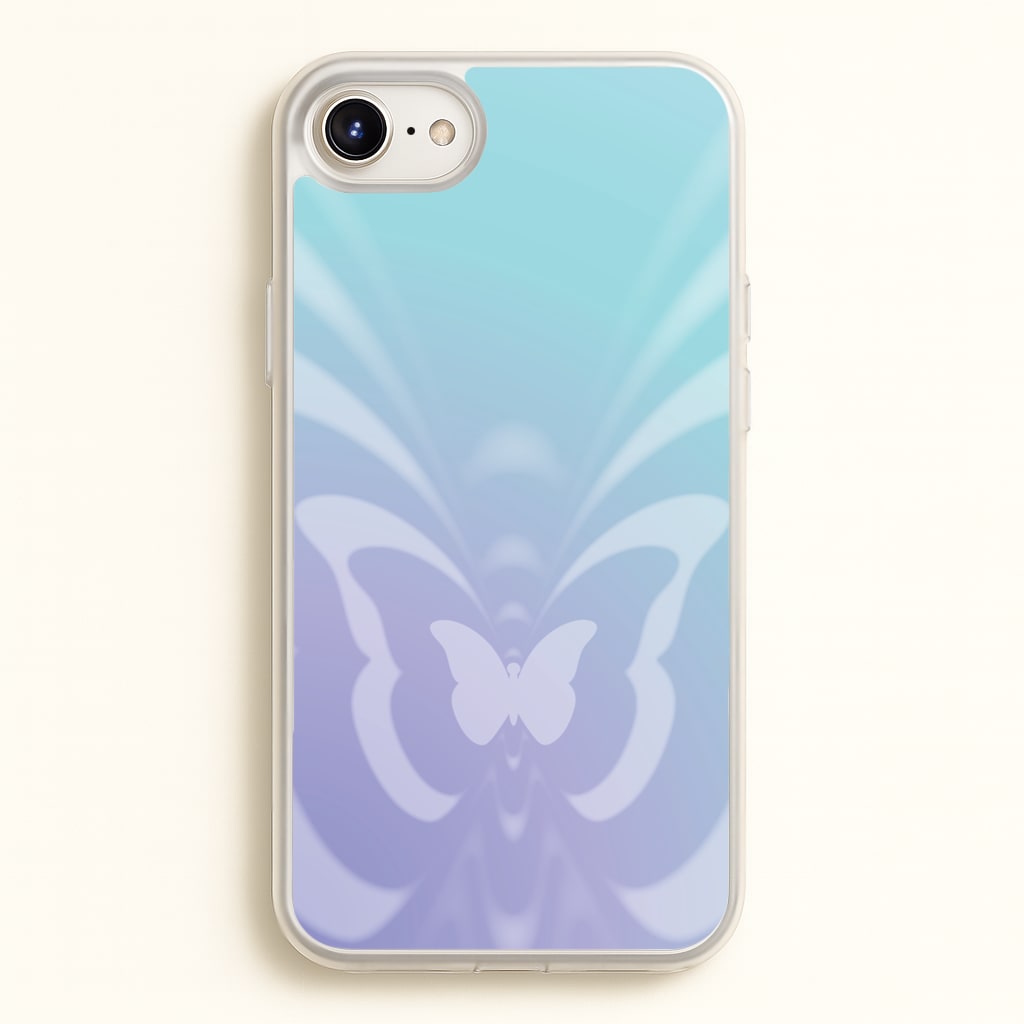 Butterfly Gradient Purple - Summer Phone Case for iPhone 6 Plus / 7 Plus / 8 Plus