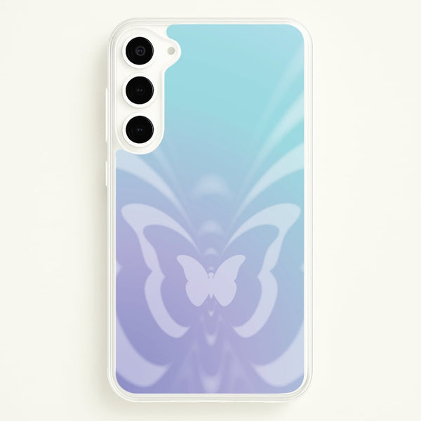 Butterfly Gradient Purple - Summer Phone Case for Galaxy S23 Plus
