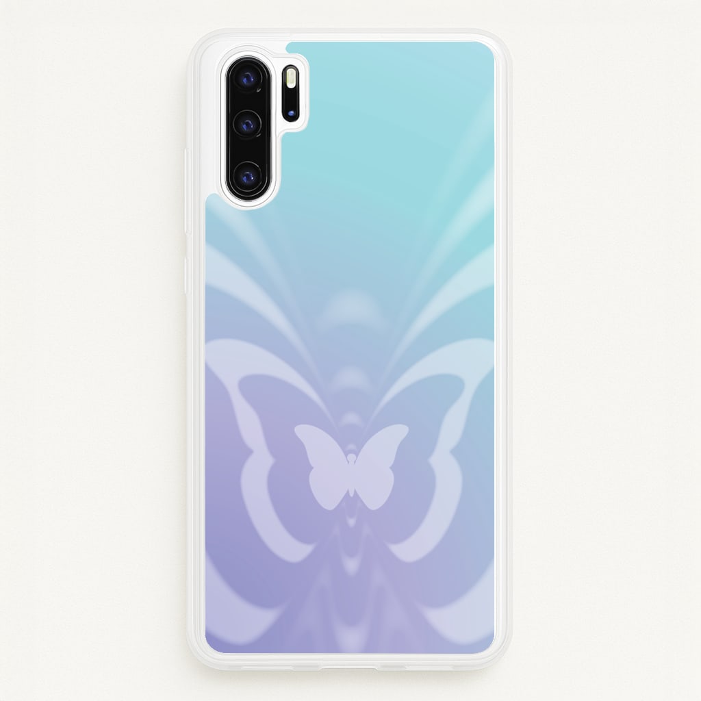 Butterfly Gradient Purple - Summer Phone Case for Huawei P30 Pro