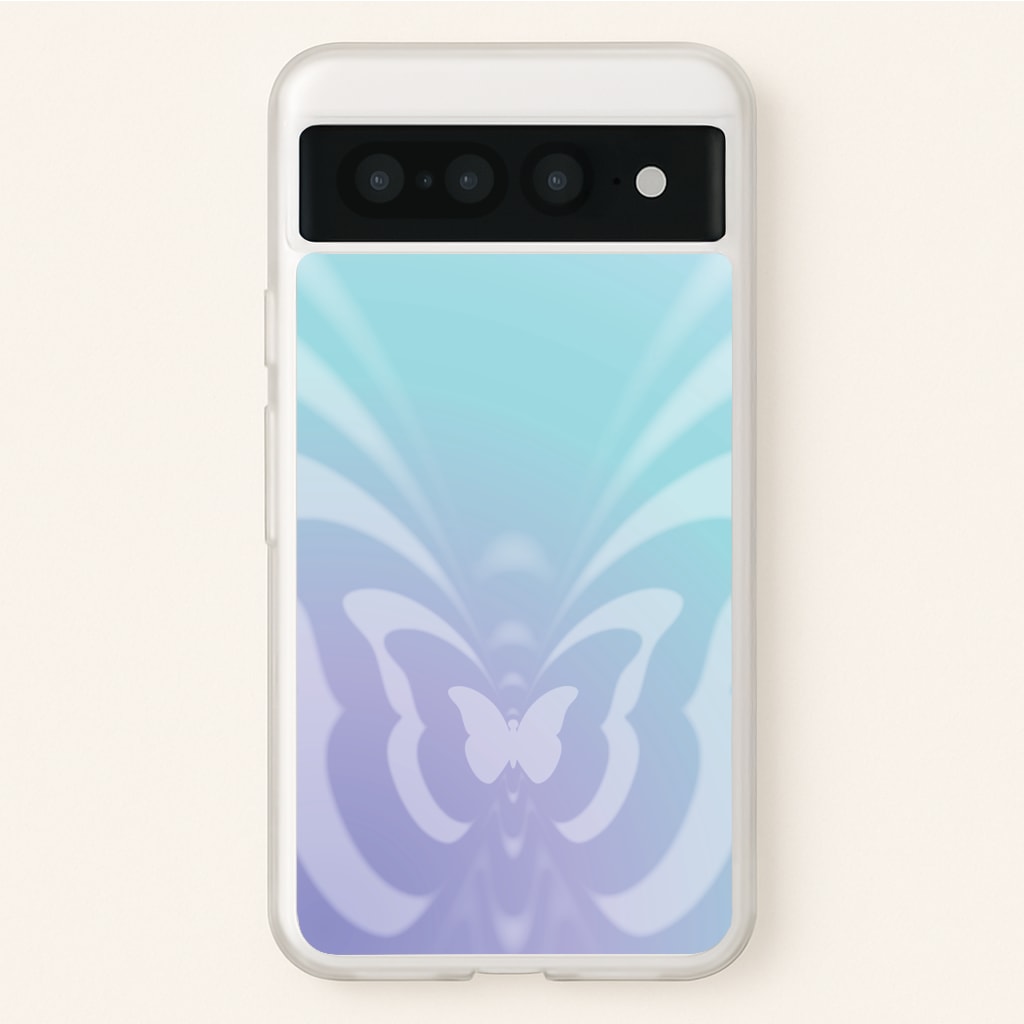 Butterfly Gradient Purple - Summer Phone Case for Google Pixel 7 Pro