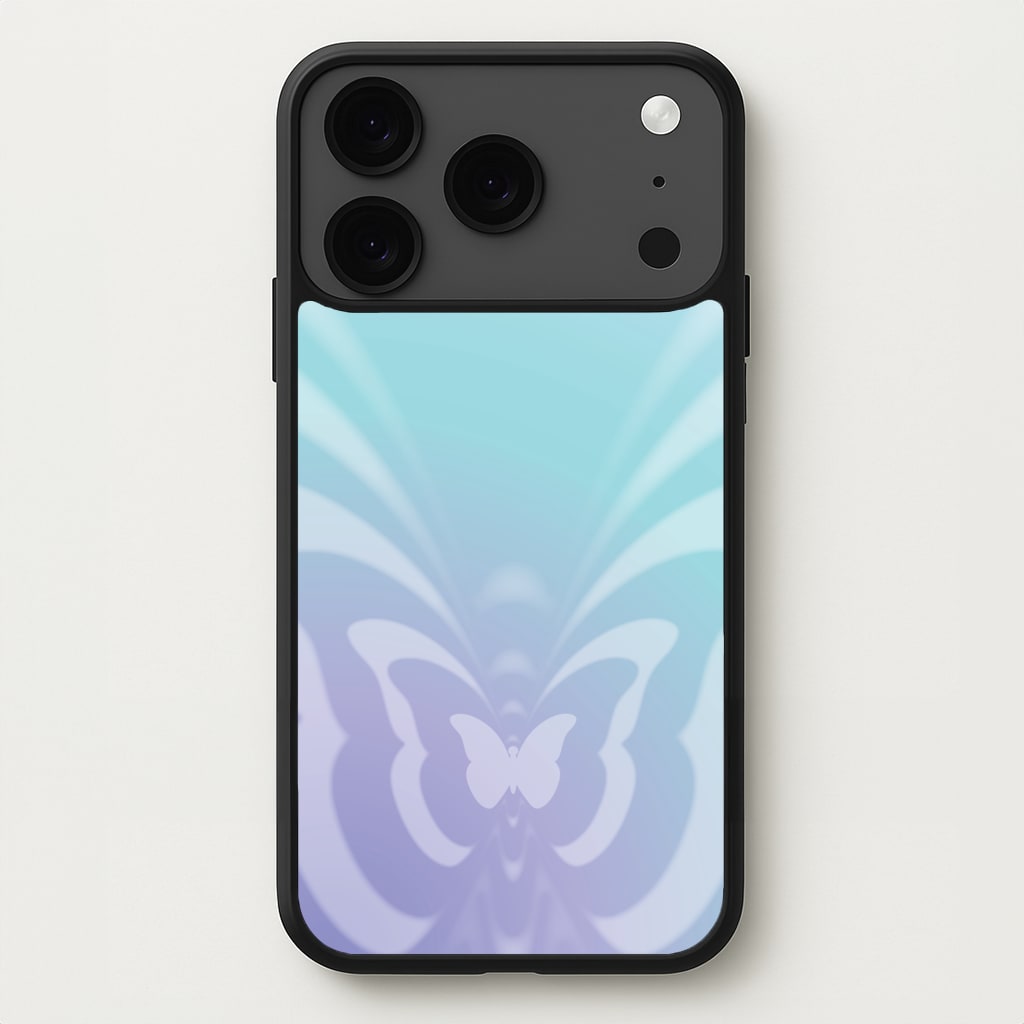Butterfly Gradient Purple Phone Case for iPhone 17 Pro Max