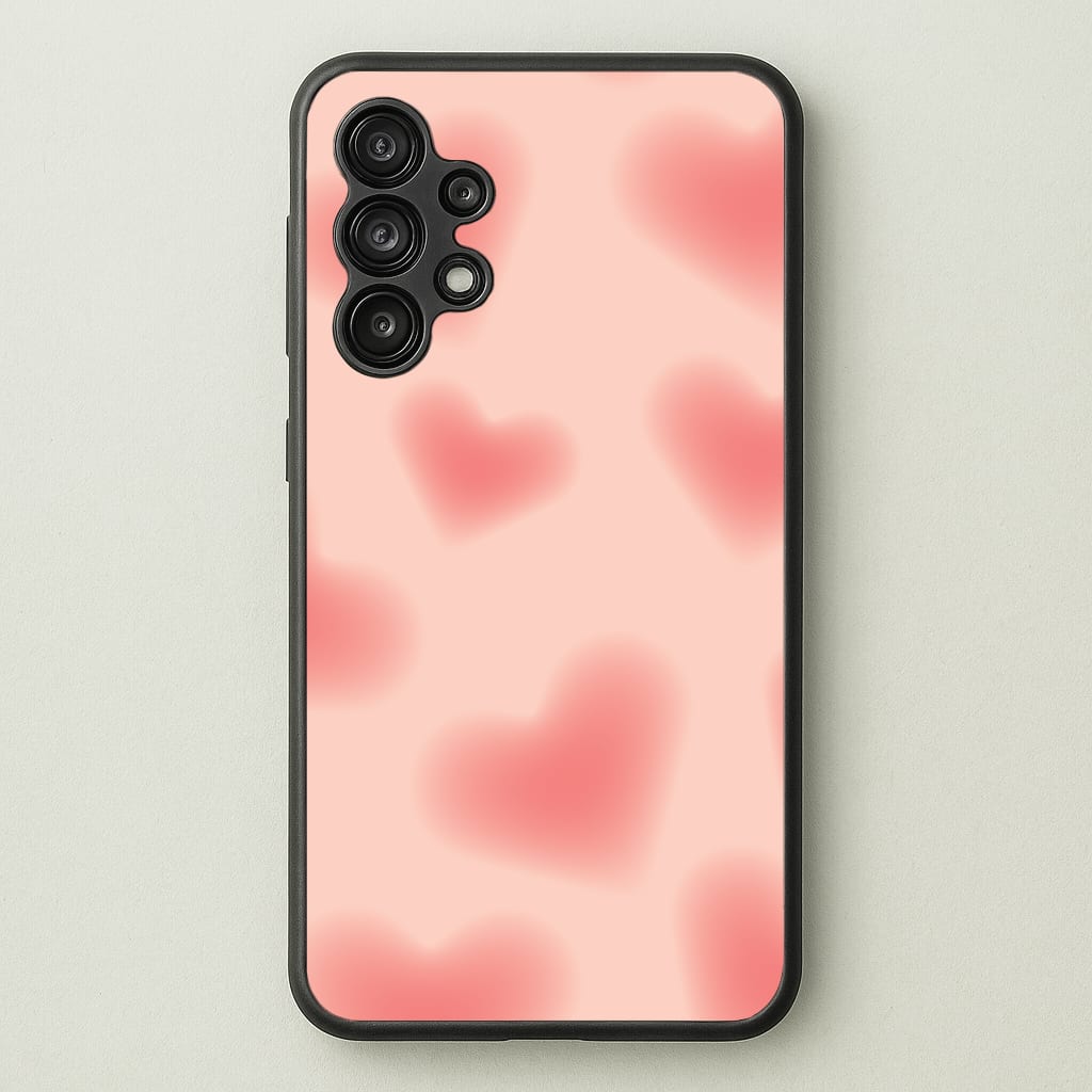 Gradient Red Hearts Pattern - Summer Phone Case for Galaxy A13