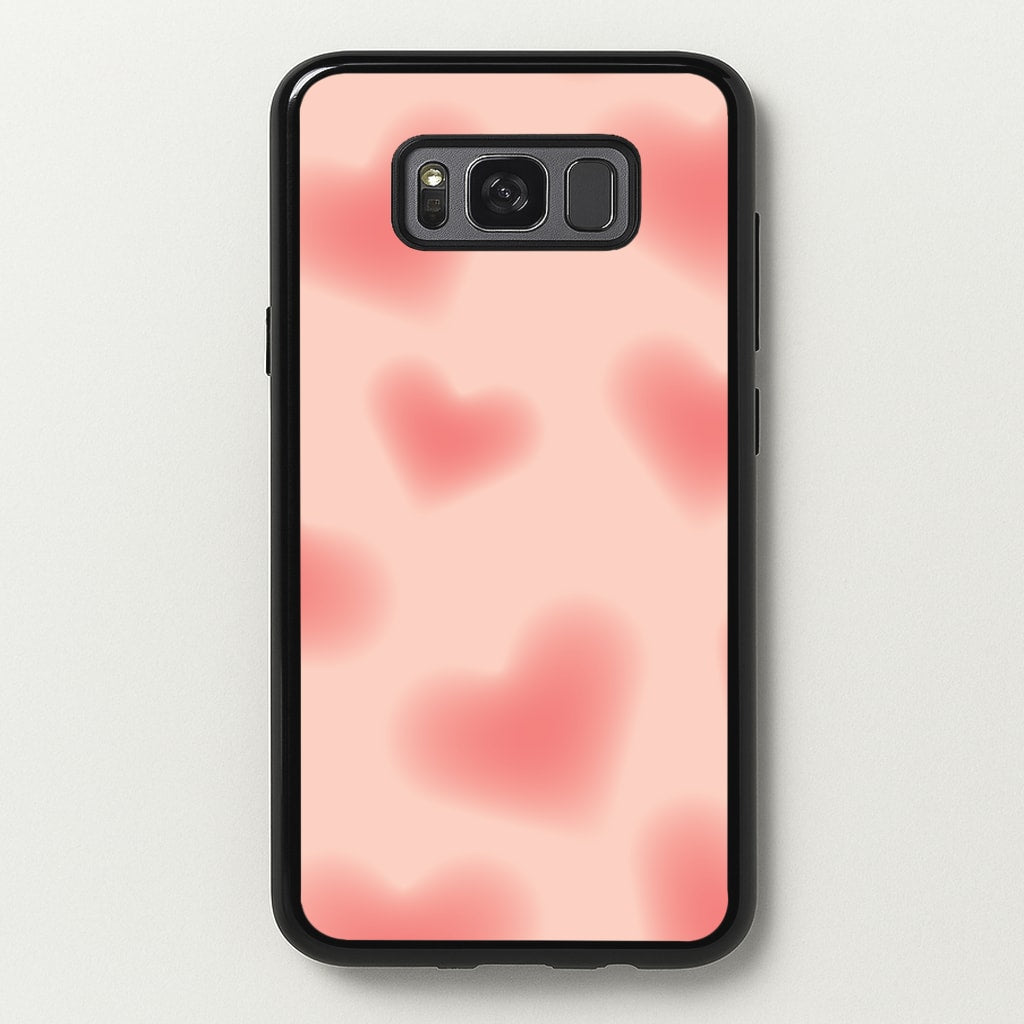 Gradient Red Hearts Pattern - Summer Phone Case for Galaxy S8 Plus