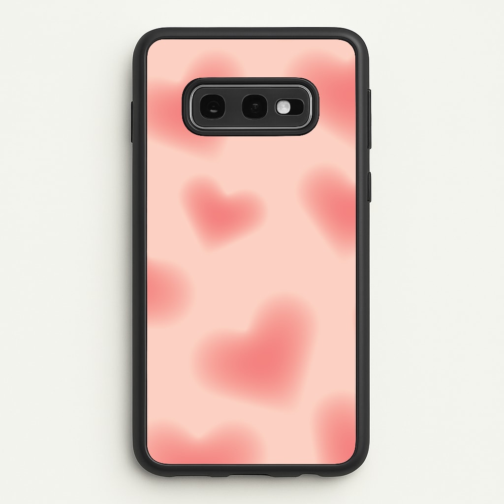 Gradient Red Hearts Pattern - Summer Phone Case for Galaxy S10e