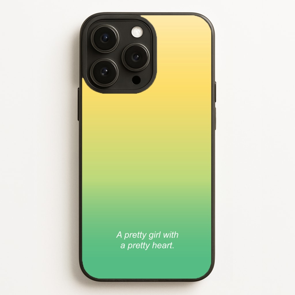 A Pretty Girl With A Pretty Heart - Summer Phone Case for iPhone 16 Pro Max