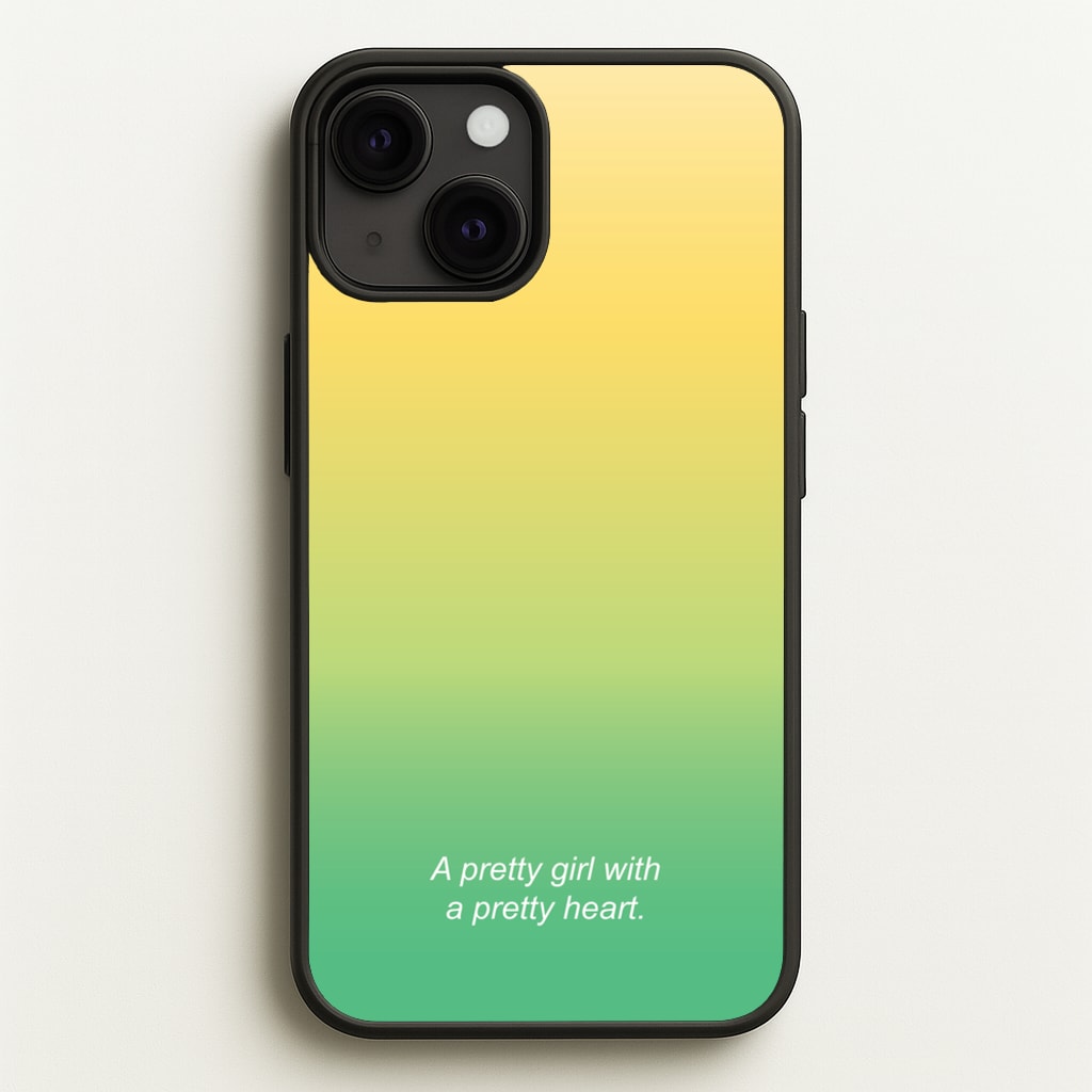 A Pretty Girl With A Pretty Heart - Summer Phone Case for iPhone 13 Mini