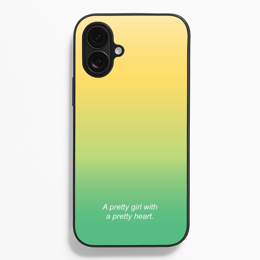 A Pretty Girl With A Pretty Heart - Summer Phone Case for iPhone 16 Plus
