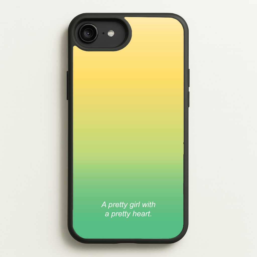A Pretty Girl With A Pretty Heart - Summer Phone Case for iPhone 6 Plus / 7 Plus / 8 Plus