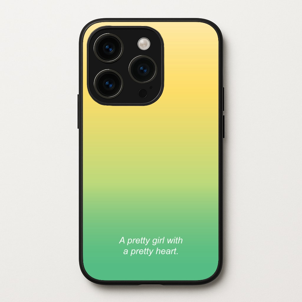A Pretty Girl With A Pretty Heart - Summer Phone Case for iPhone 14 Pro