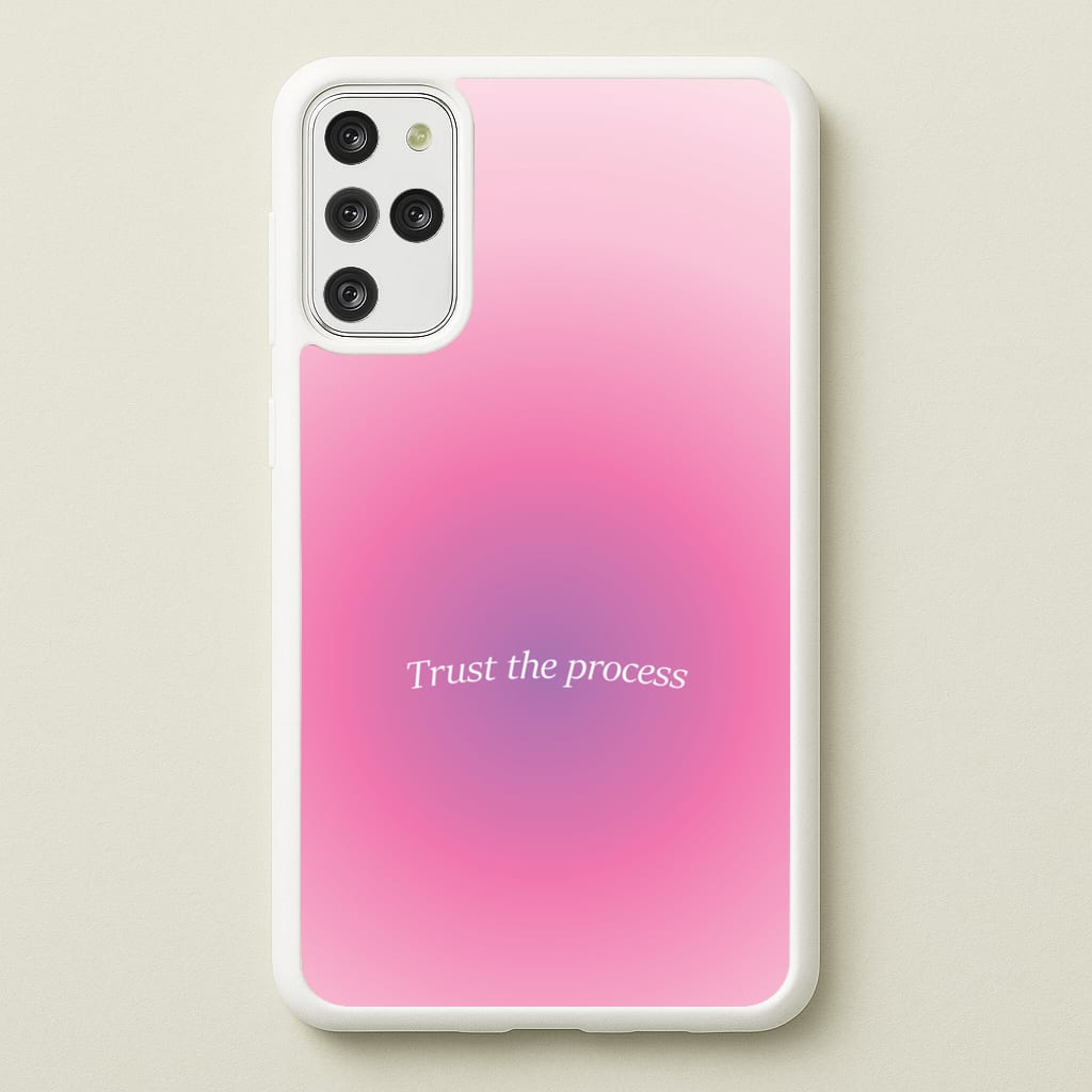Trust The Process Pink Gradient - Summer Phone Case for Galaxy S20 Plus