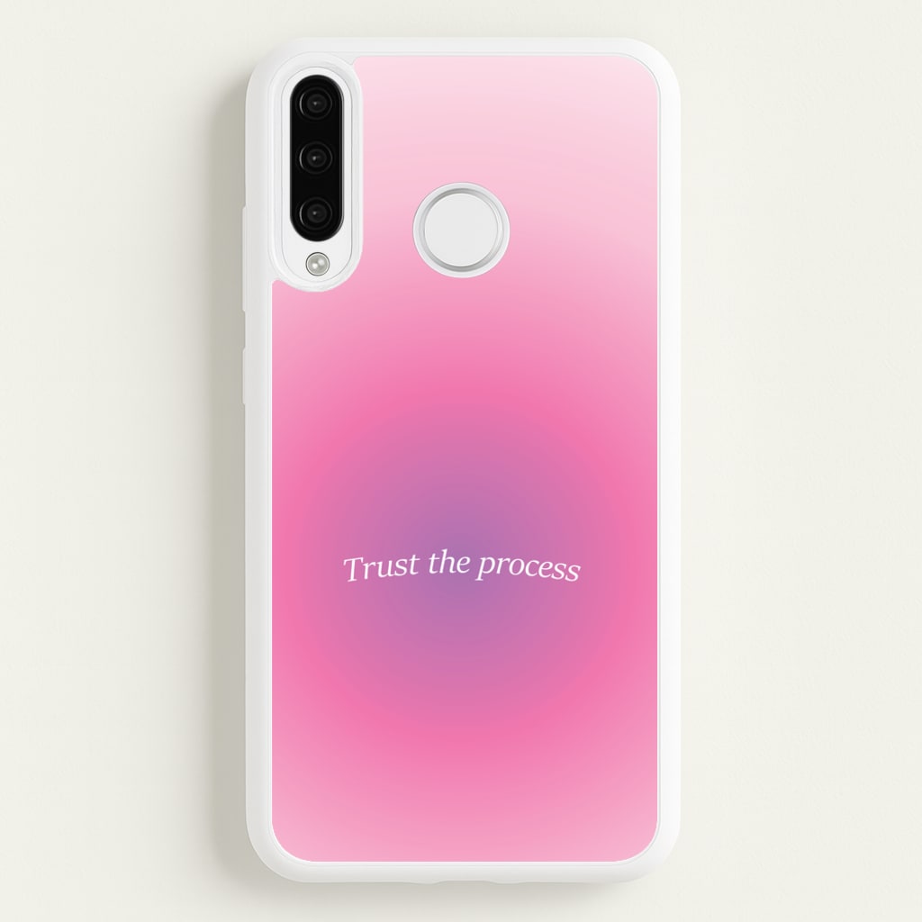 Trust The Process Pink Gradient - Summer Phone Case for Huawei P30 Lite