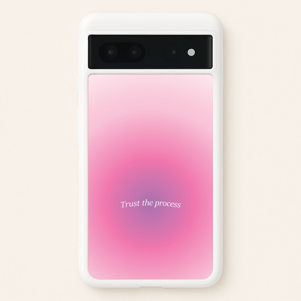 Trust The Process Pink Gradient - Summer Phone Case for Google Pixel 7