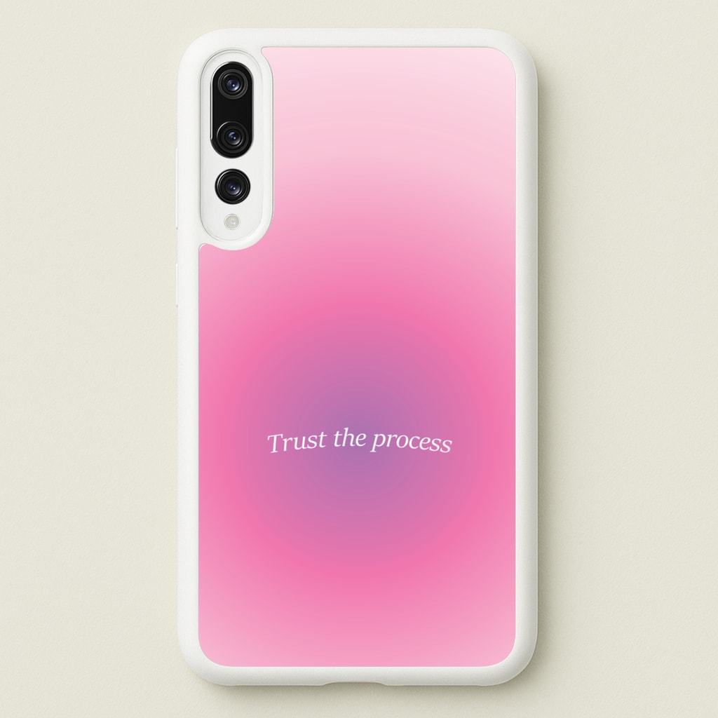 Trust The Process Pink Gradient - Summer Phone Case for Huawei P20 Pro