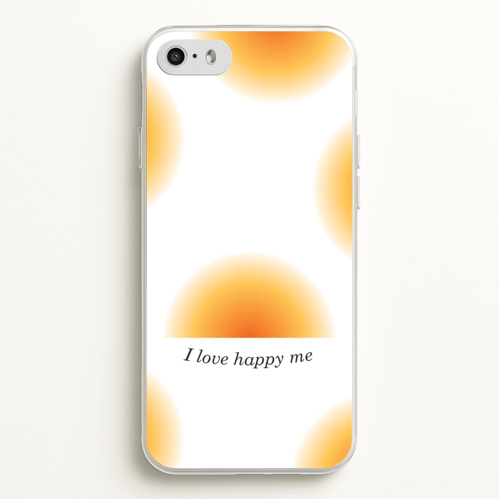 I Love Happy Me Gradient Pattern - Summer Phone Case for iPhone 5 / 5s / SE 2016