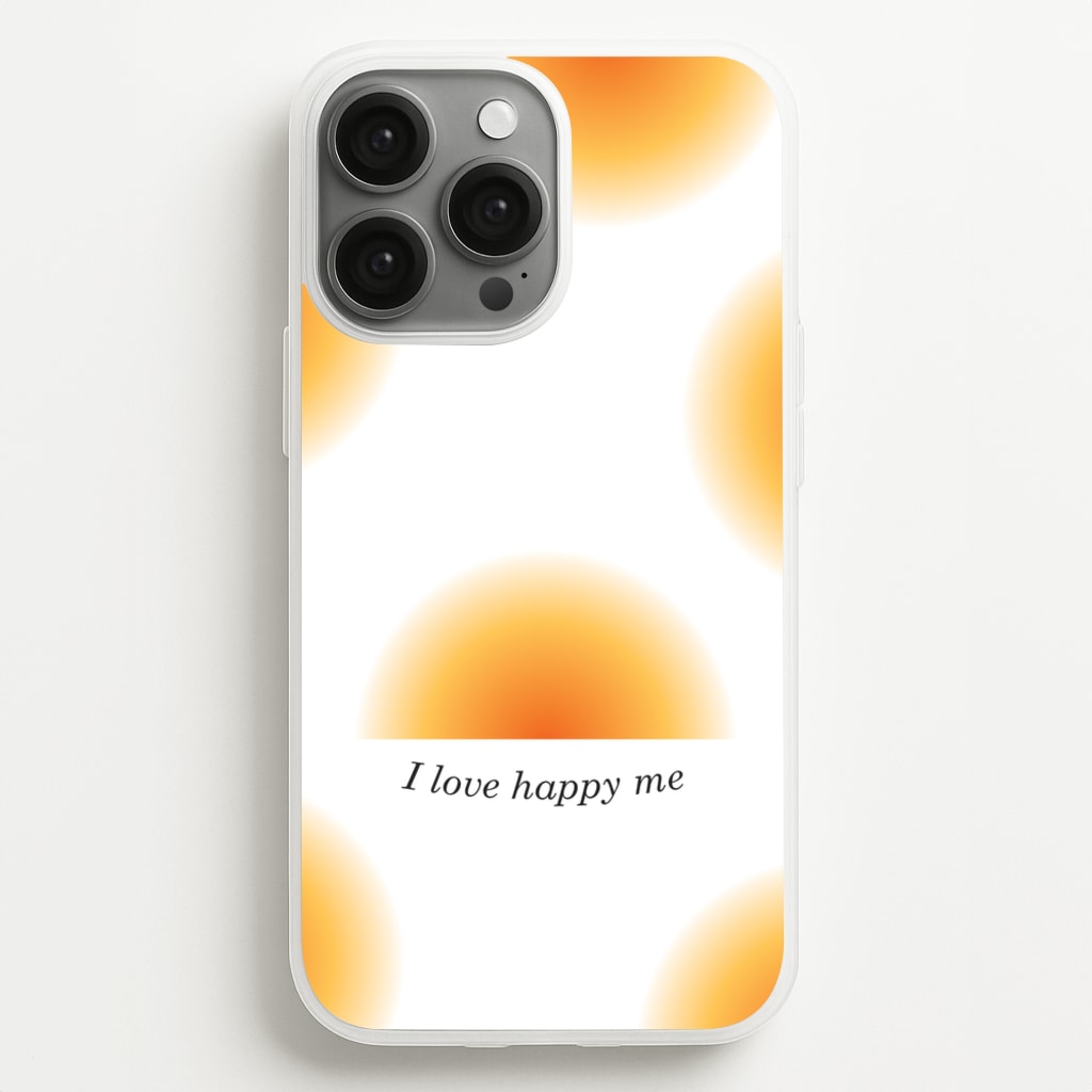 I Love Happy Me Gradient Pattern - Summer Phone Case for iPhone 13 Pro Max