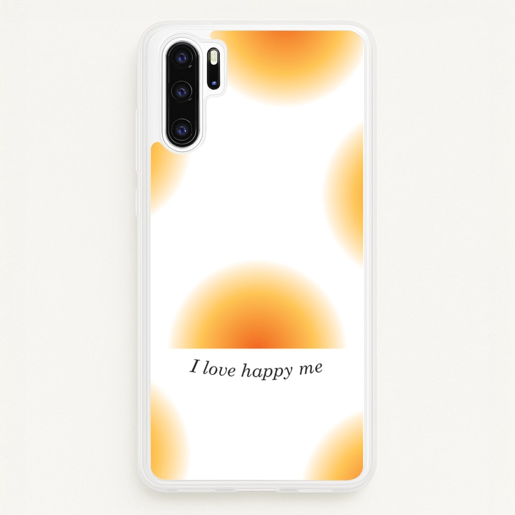 I Love Happy Me Gradient Pattern - Summer Phone Case for Huawei P30 Pro