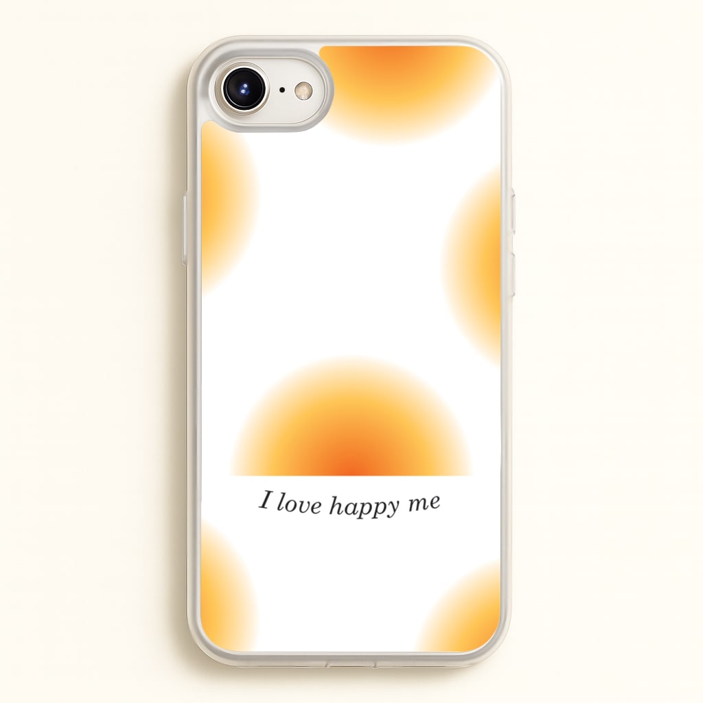 I Love Happy Me Gradient Pattern - Summer Phone Case for iPhone 6 Plus / 7 Plus / 8 Plus