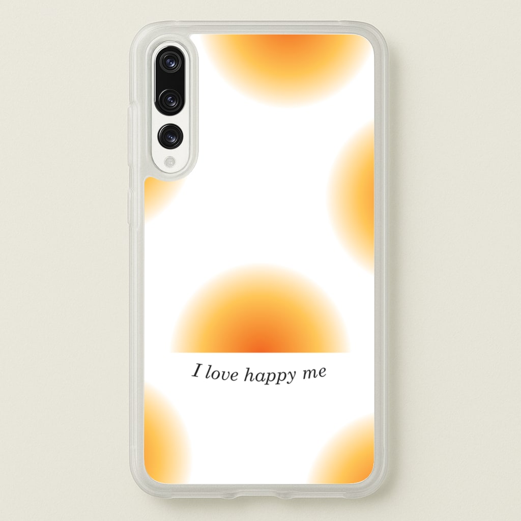 I Love Happy Me Gradient Pattern - Summer Phone Case for Huawei P20 Pro