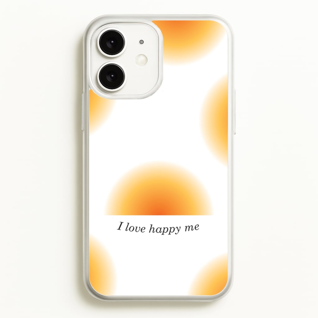 I Love Happy Me Gradient Pattern - Summer Phone Case for iPhone 11