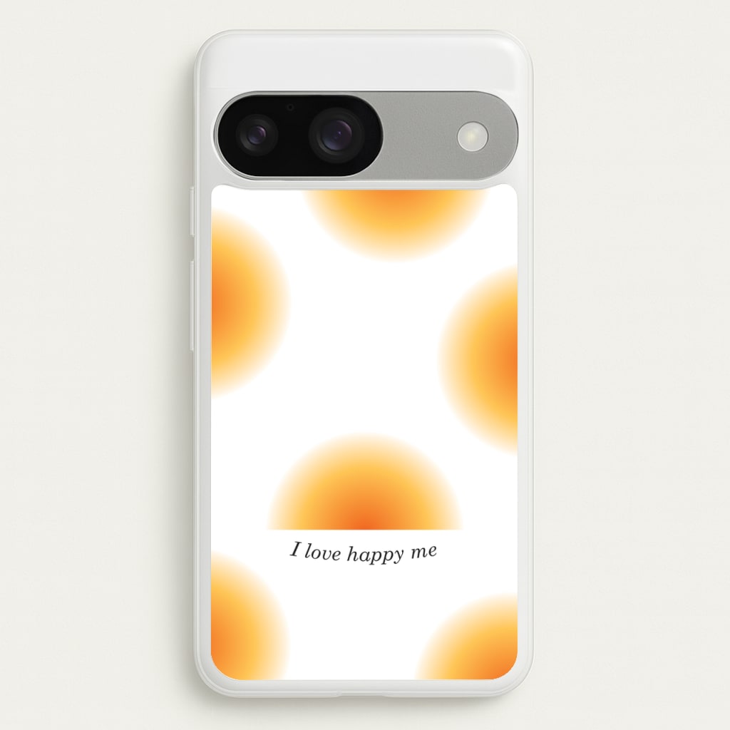 I Love Happy Me Gradient Pattern - Summer Phone Case for Google Pixel 9 / 9 Pro