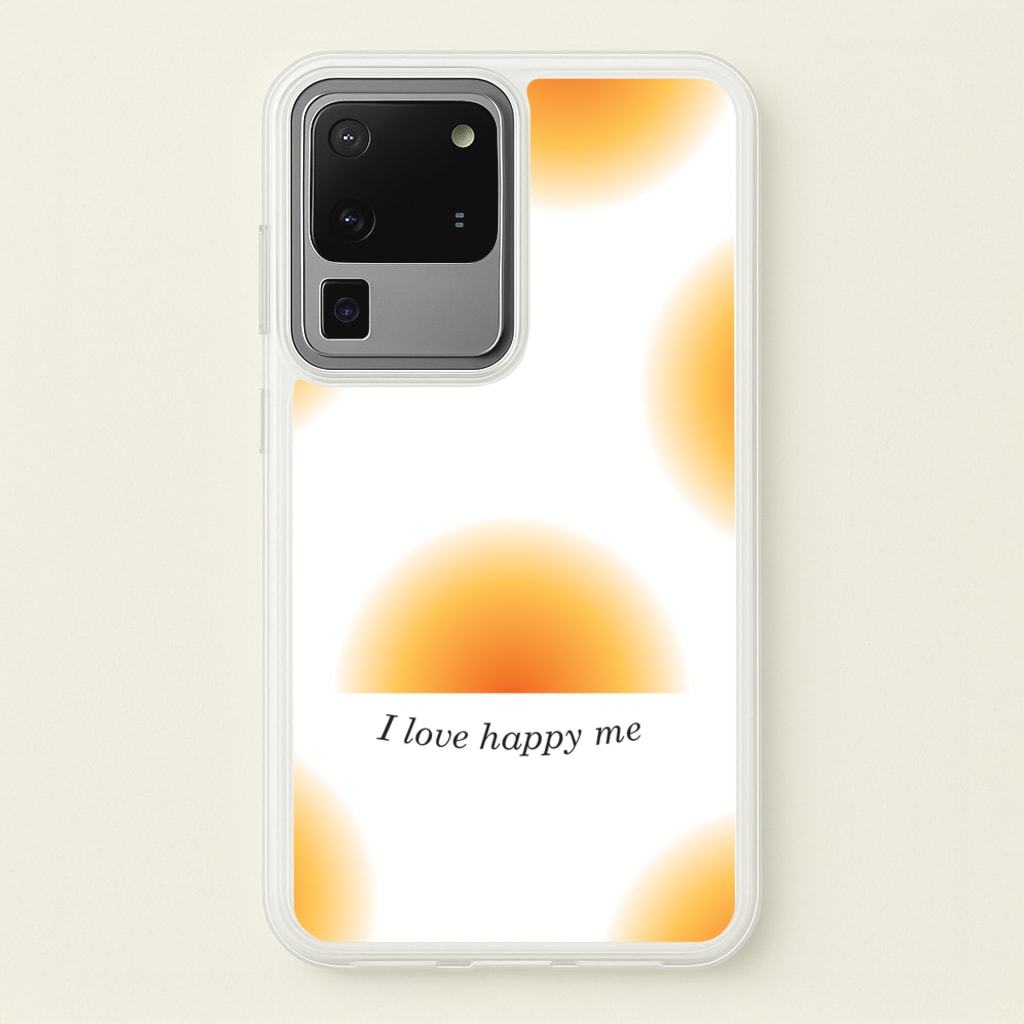 I Love Happy Me Gradient Pattern - Summer Phone Case for Galaxy S20 Ultra