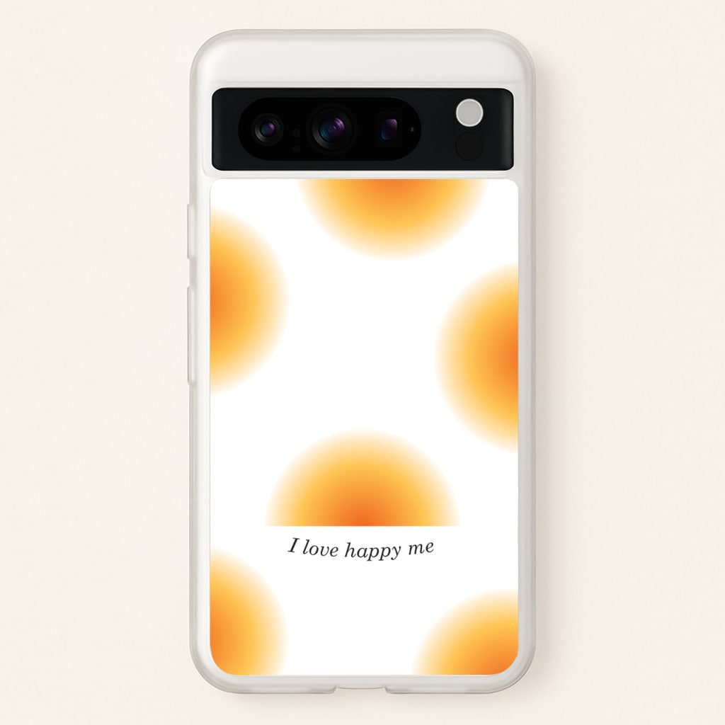 I Love Happy Me Gradient Pattern - Summer Phone Case for Google Pixel 8 Pro