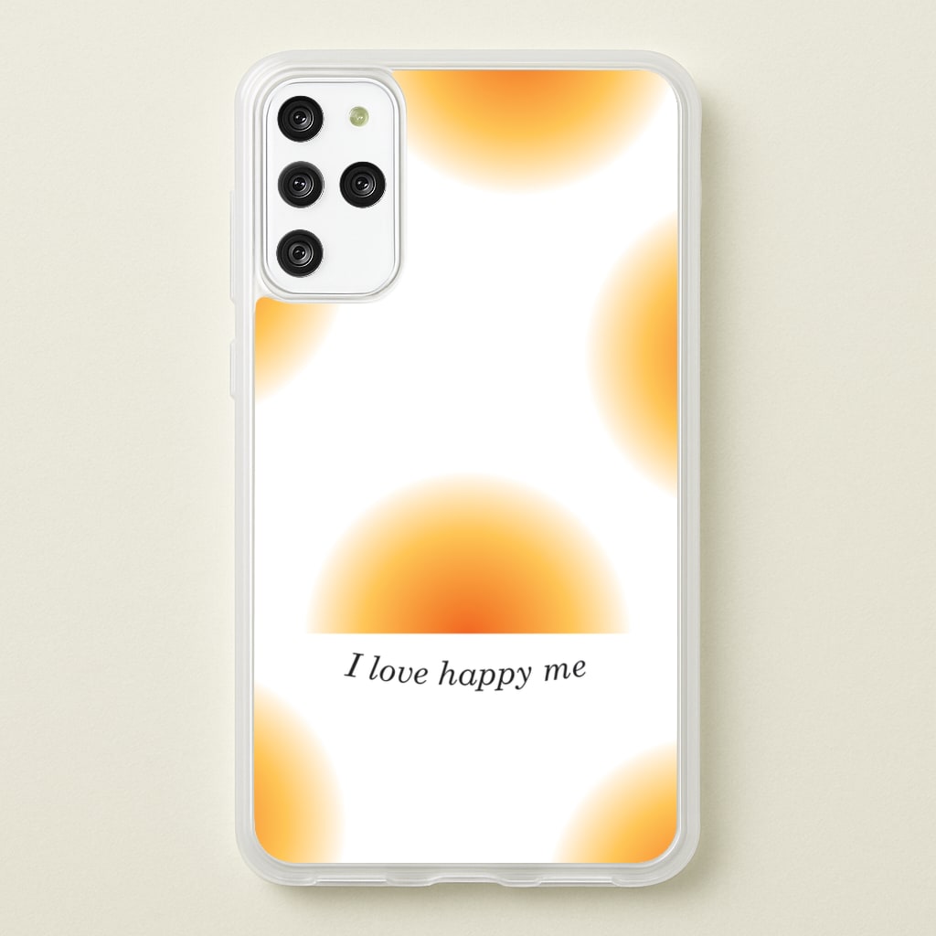I Love Happy Me Gradient Pattern - Summer Phone Case for Galaxy S20 Plus