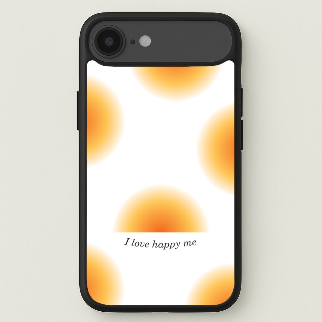 I Love Happy Me Gradient Pattern Phone Case for iPhone 17 Air