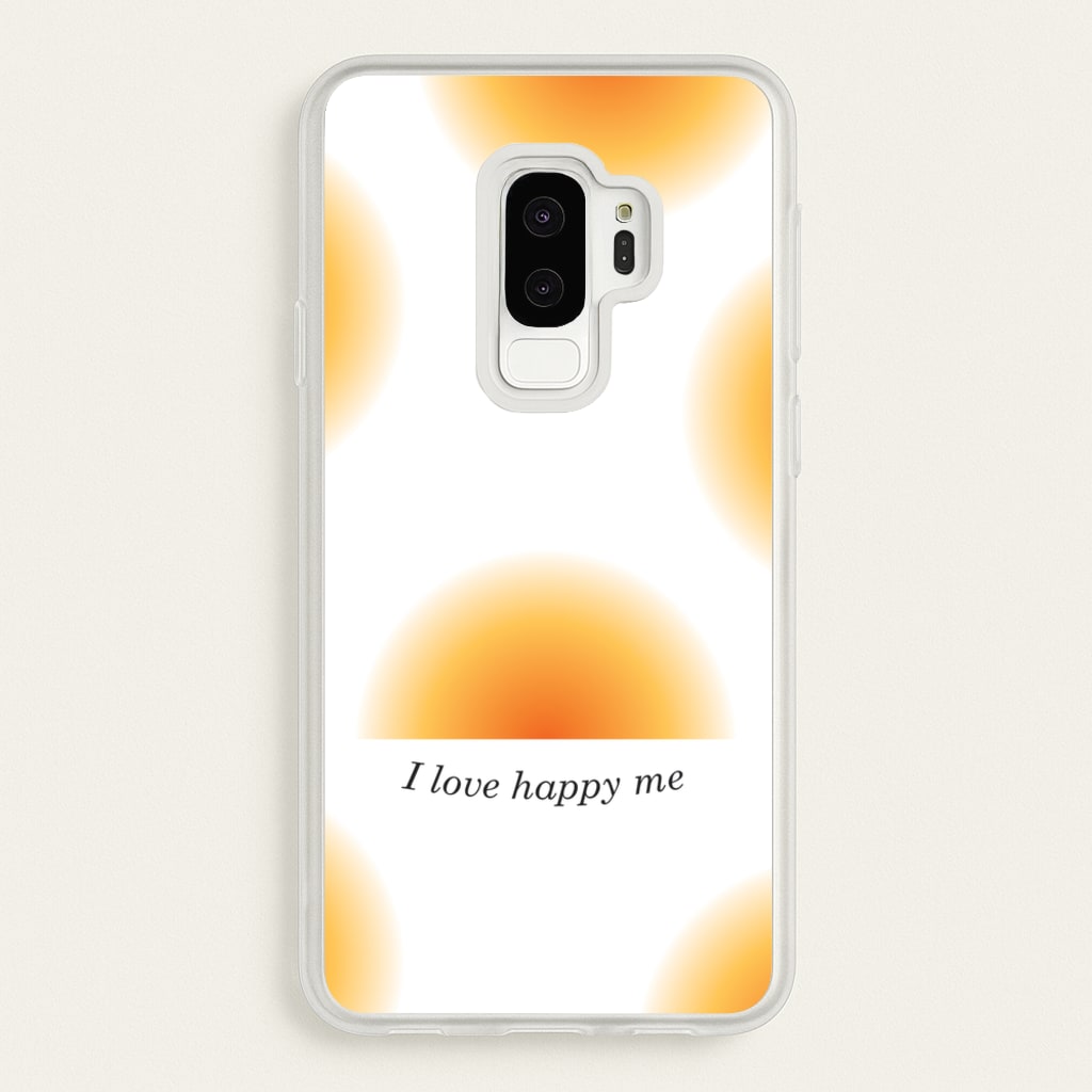 I Love Happy Me Gradient Pattern - Summer Phone Case for Galaxy S9 Plus