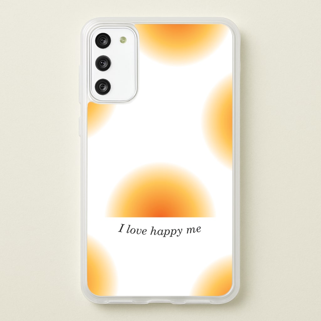 I Love Happy Me Gradient Pattern - Summer Phone Case for Galaxy S20