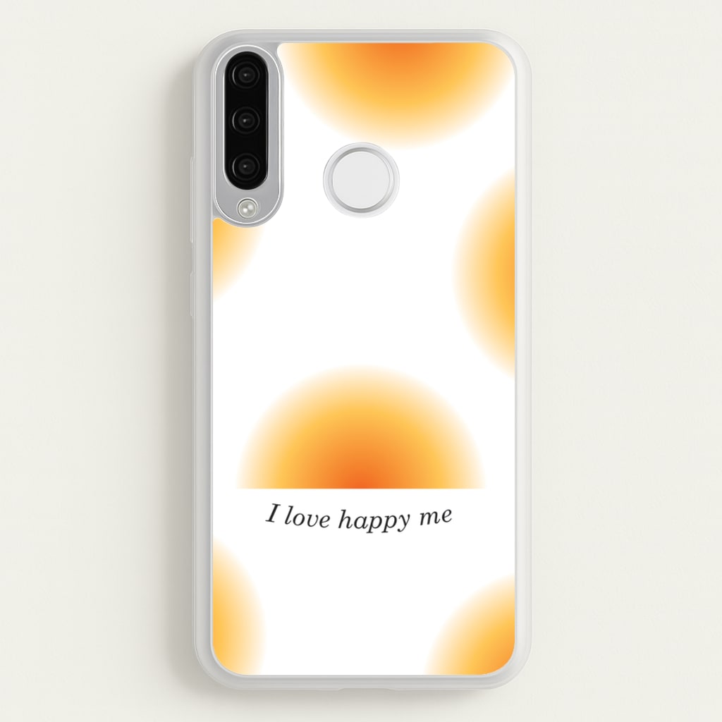 I Love Happy Me Gradient Pattern - Summer Phone Case for Huawei P30 Lite