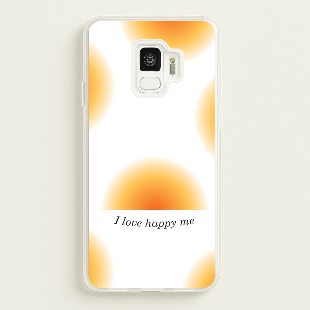 I Love Happy Me Gradient Pattern - Summer Phone Case for Galaxy S9