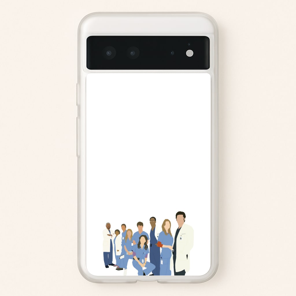 Cartoon Crew - Grey's - Greys Anatomy Phone Case for Google Pixel 6